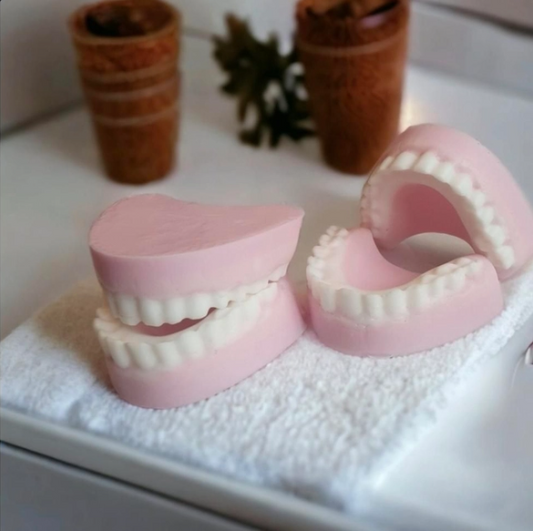 Novelty Denture Soap Bar | Funny Gag Gift, Dental Office Gift, Handmade Soap