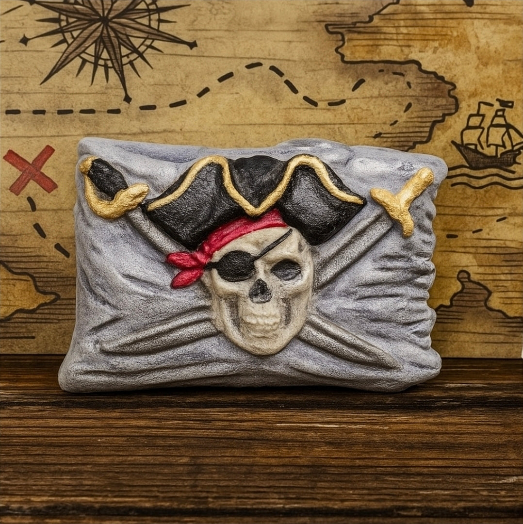 Pirate Bath Bomb Gift Set – Skull, Treasure Map & Gold Coin