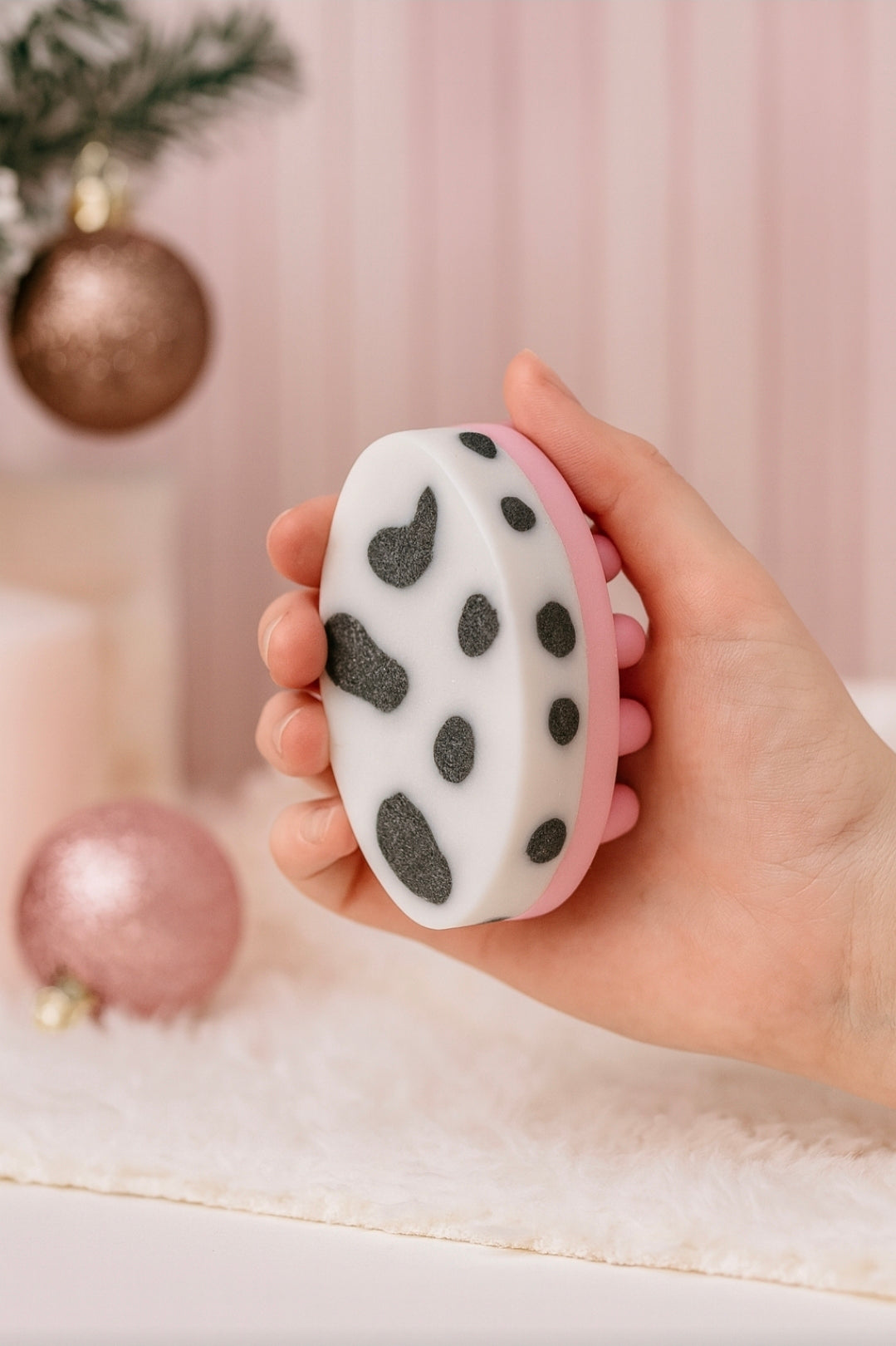 Pink Cow Combo Gift Set – Pink Lemonade Bath Bombs + Pink Bubbly Massage Soap Bar