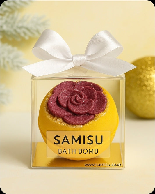 Flower Bath Bomb – Luxury Gift Boxed