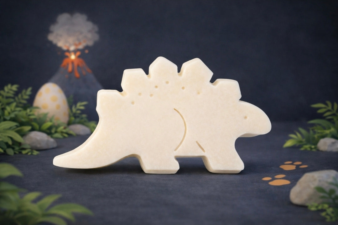 Stegosaurus Dinosaur Soap for Kids | Handmade Glycerine Soap Gift UK