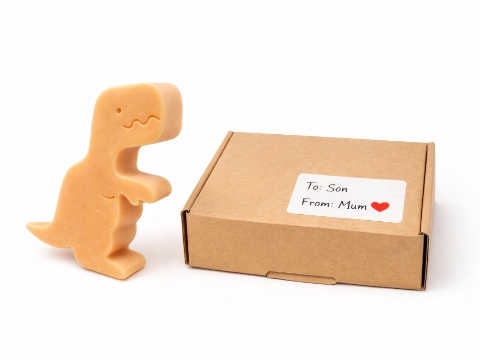 Dinosaur Soap Gift Set | Handmade Glycerine Soaps | Fun Kids Bath Time