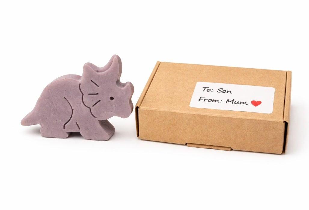 Dinosaur Soap Gift Set | Handmade Glycerine Soaps | Fun Kids Bath Time