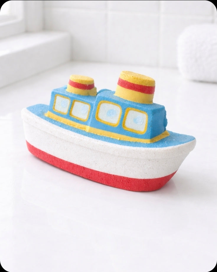 Transport Bath Bomb Gift Set for Kids | Bus, Train & Boat Bath Bombs