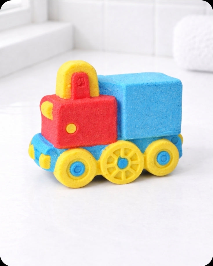 Transport Bath Bomb Gift Set for Kids | Bus, Train & Boat Bath Bombs
