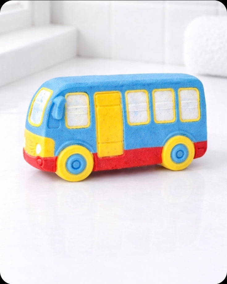 Transport Bath Bomb Gift Set for Kids | Bus, Train & Boat Bath Bombs