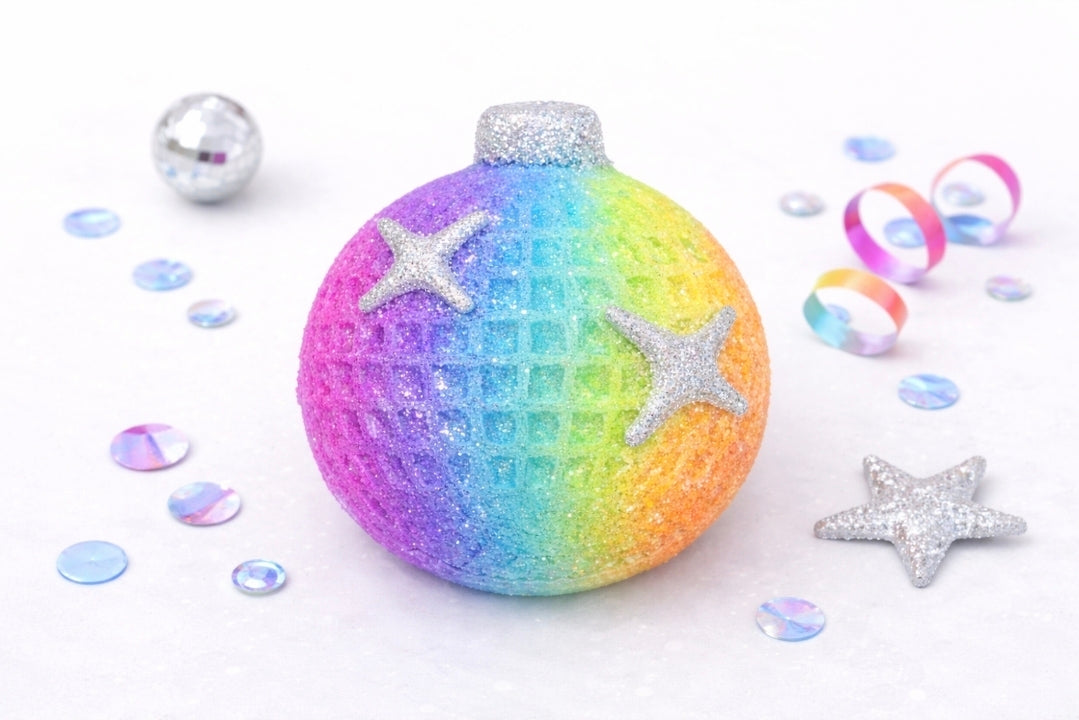 Kids Birthday Bath Bomb Gift Set | Roller Skate, Disco Ball & Birthday Disc