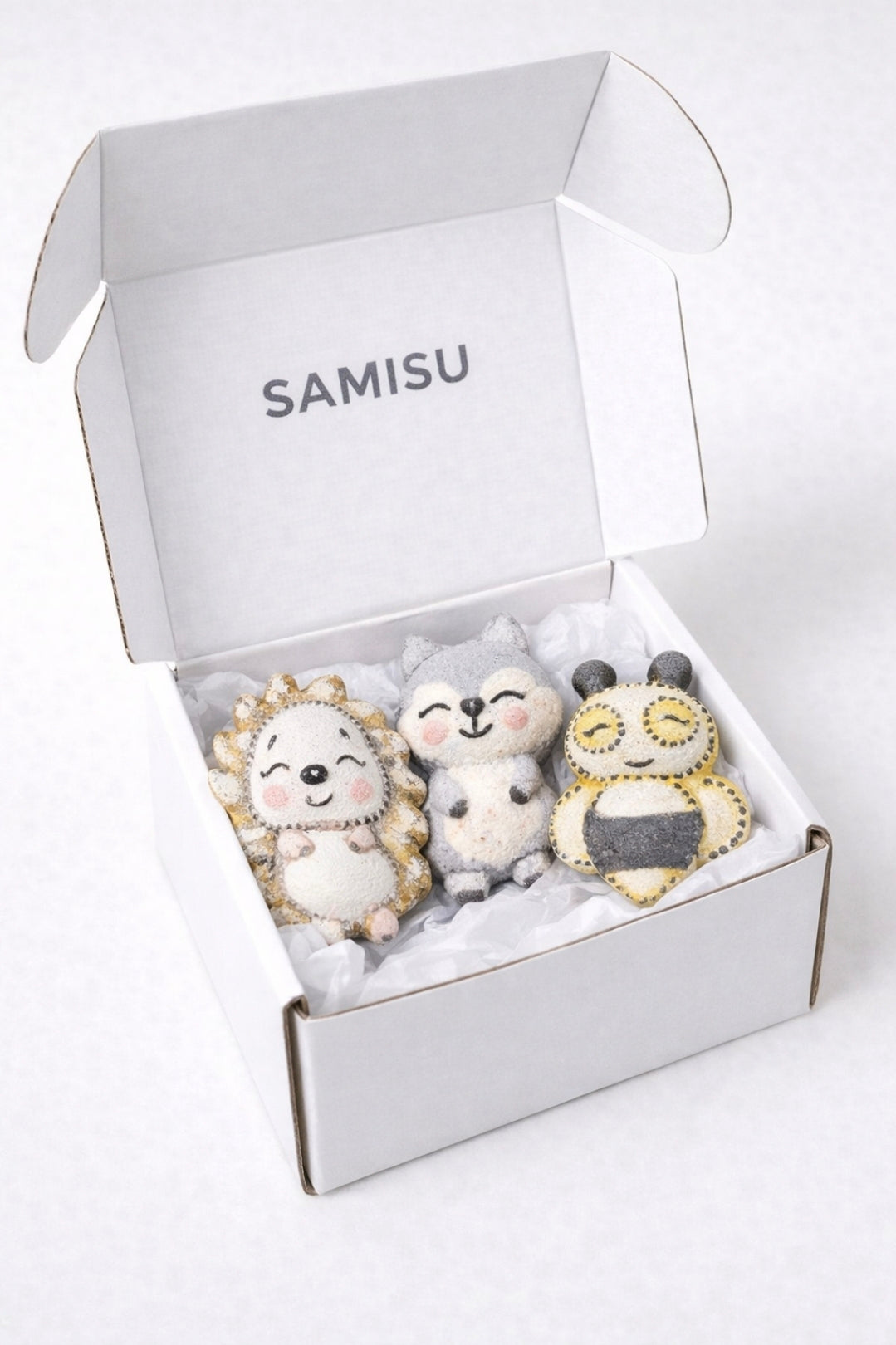 Woodland Animal Bath Bomb Gift Set – Hedgehog, Bee & Squirrel