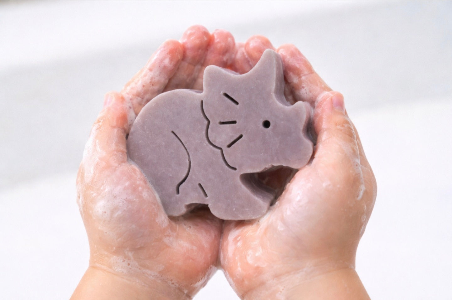 Triceratops Dinosaur Soap for Kids | Handmade Glycerine Soap Gift UK