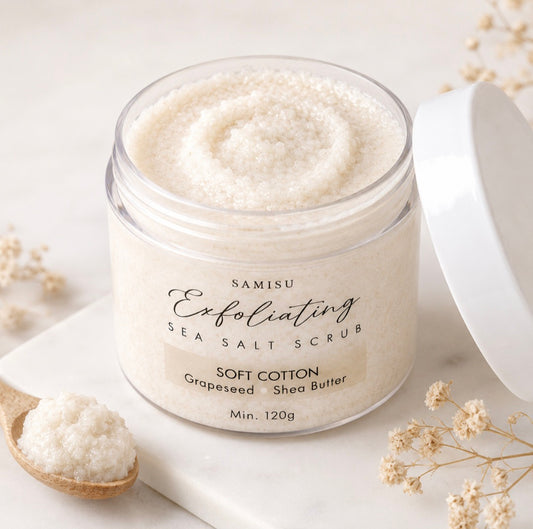 Soft Cotton Sea Salt Scrub