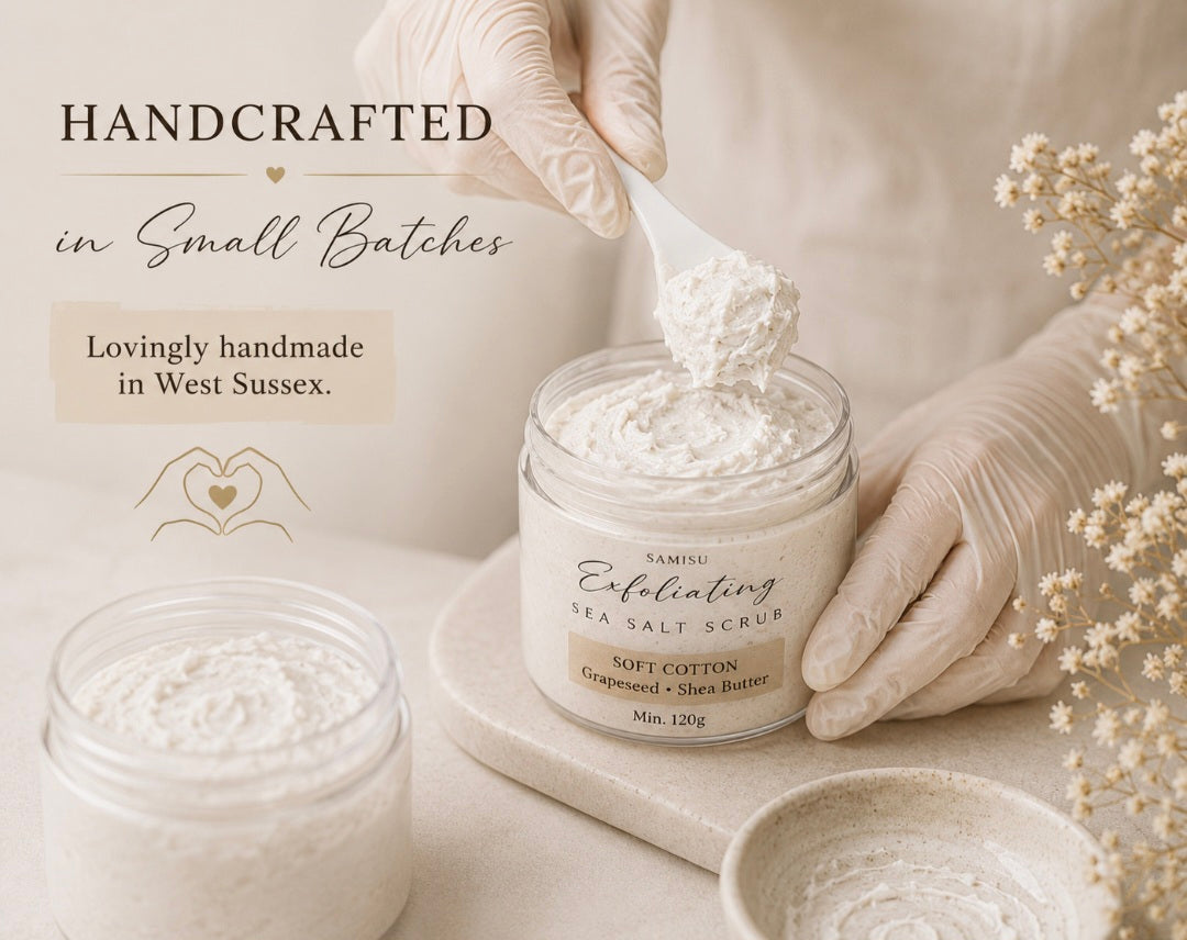 Soft Cotton Sea Salt Scrub